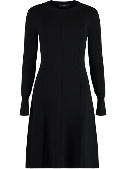 Long-Sleeve Midi Dress
