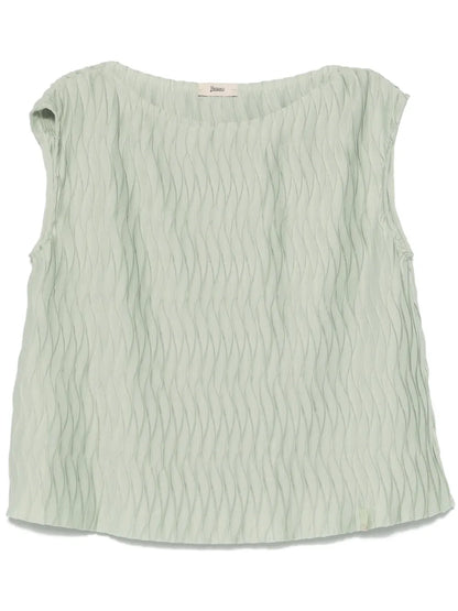 Wrinkled-Effect Top