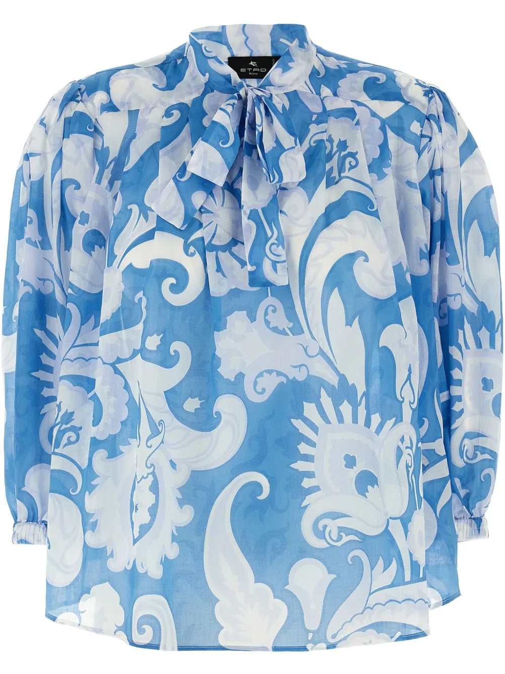 Paisley-Print Blouse