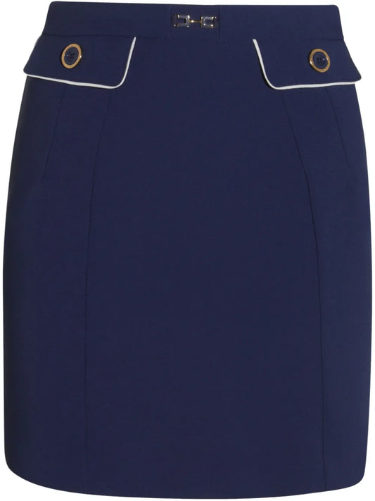 Logo-Plaque Skirt