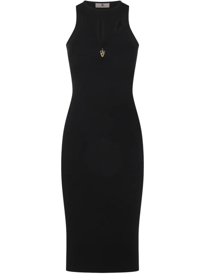 Cut-Out Midi Dress