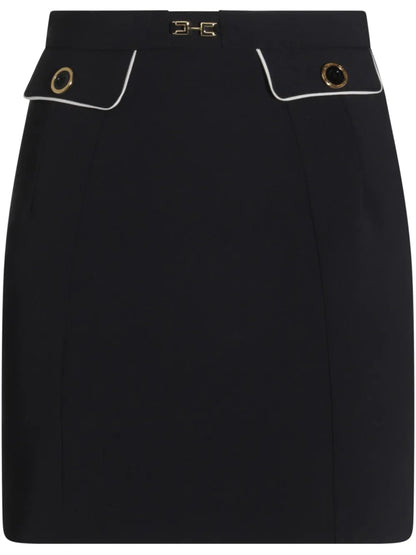 Logo-Plaque Skirt