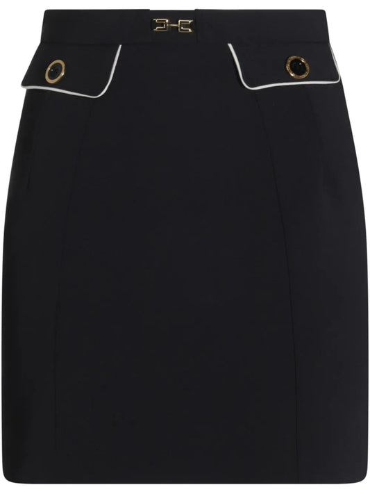 Logo-Plaque Skirt
