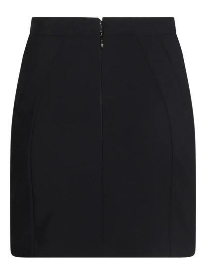Logo-Plaque Skirt