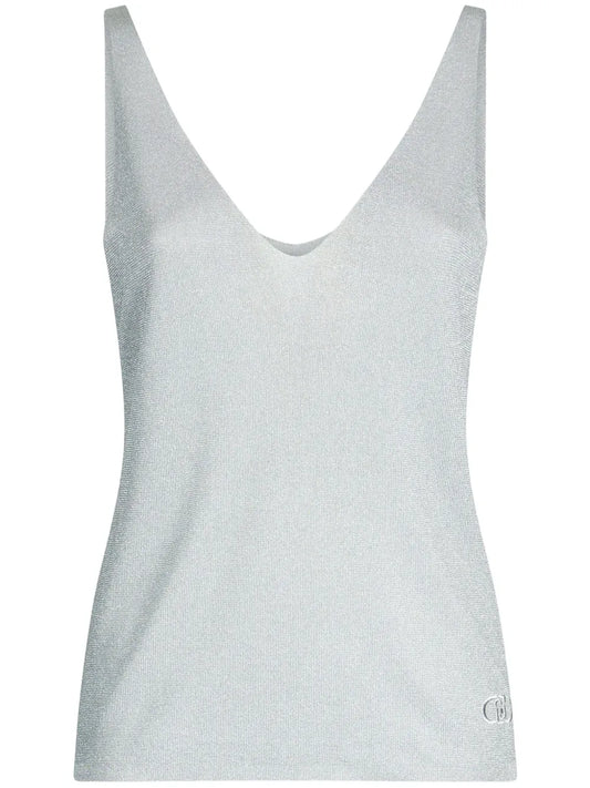 V-Neck Sleeveless Top