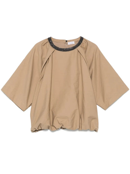 Monili Chain-Detail Blouse