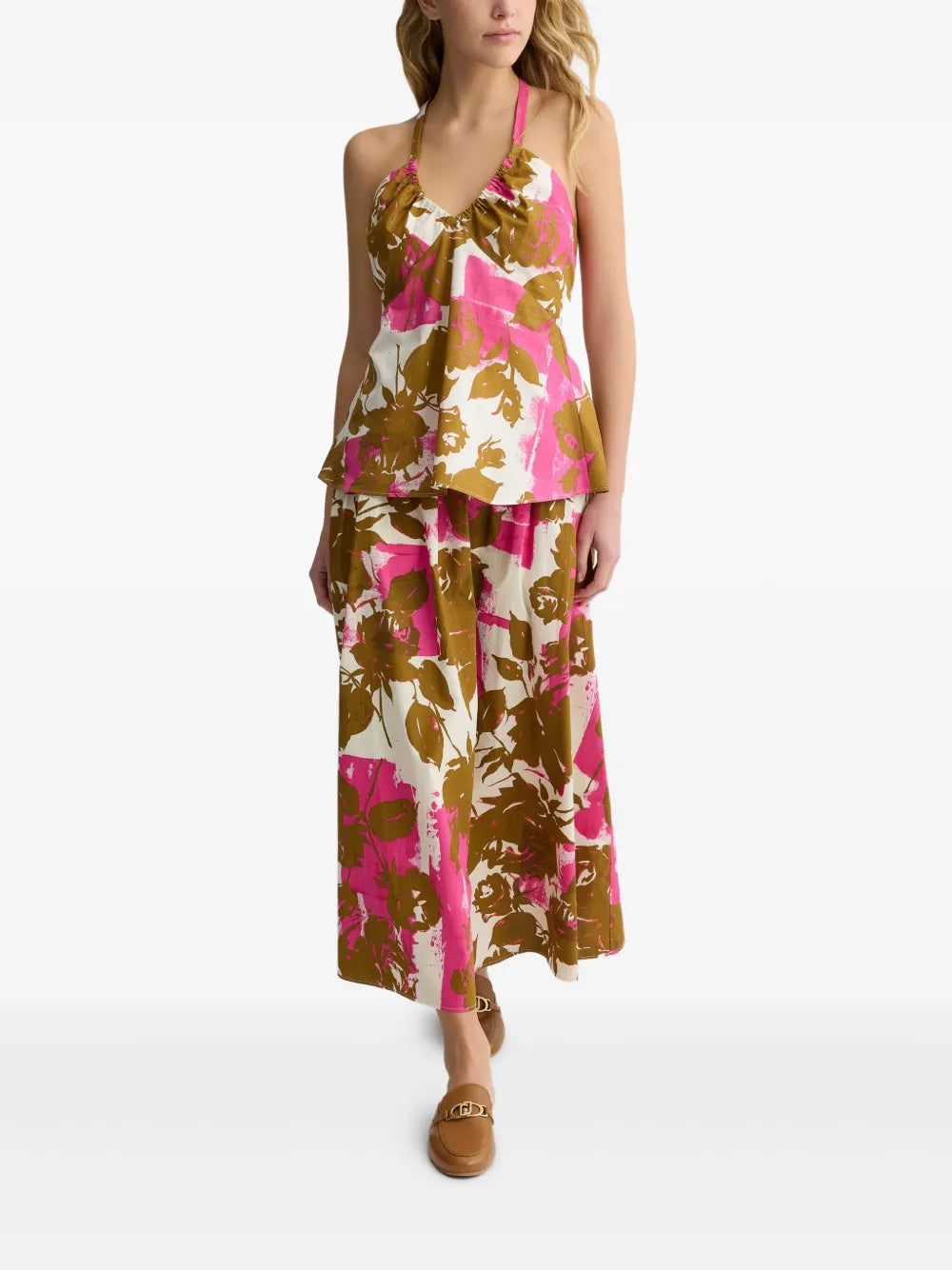 Floral-Print Top