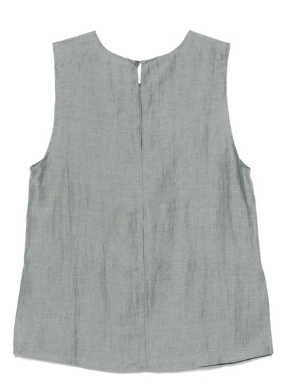 Sleeveless Crewneck Top