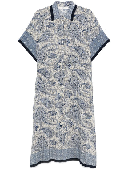 Printed Shirt Dress