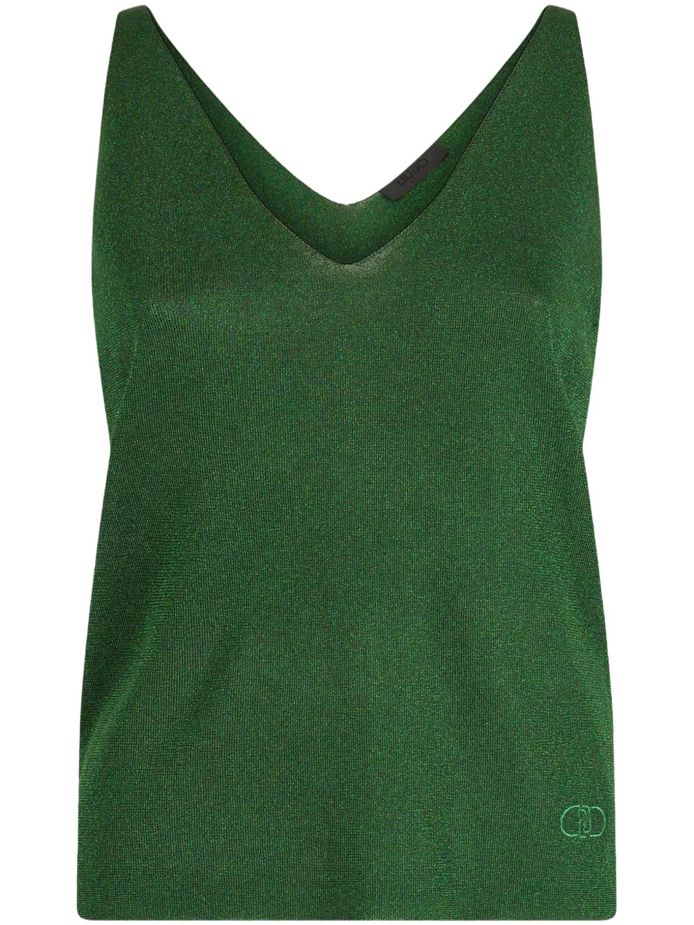 Shimmering V-Neck Top
