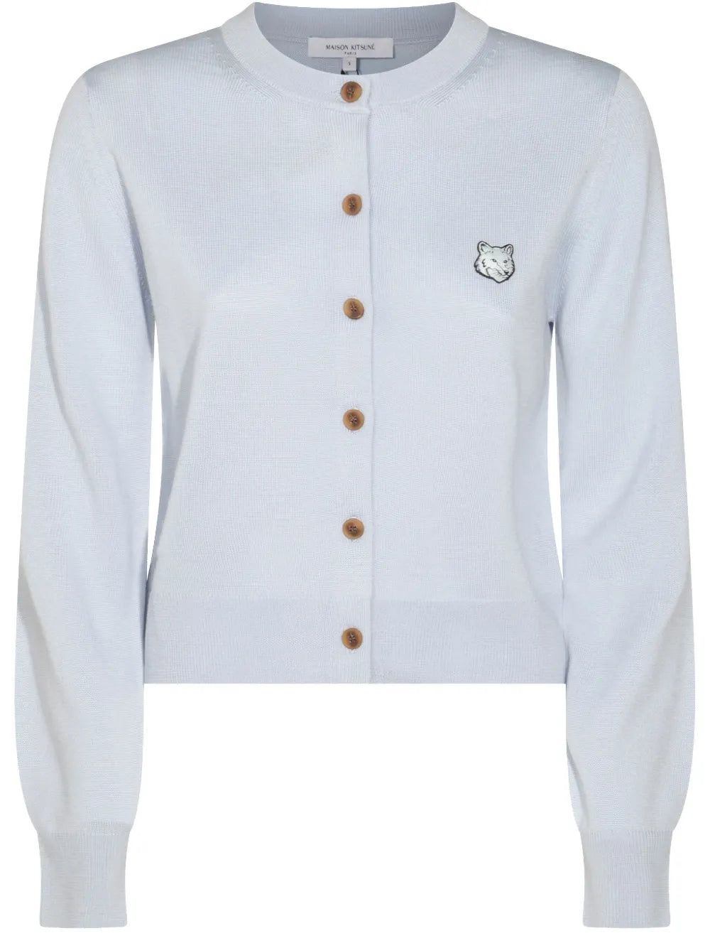 Bold Fox Head-Patch Cardigan