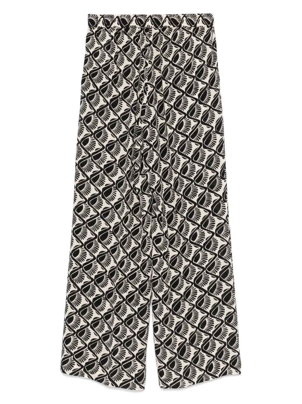 Graphic-Print Trousers