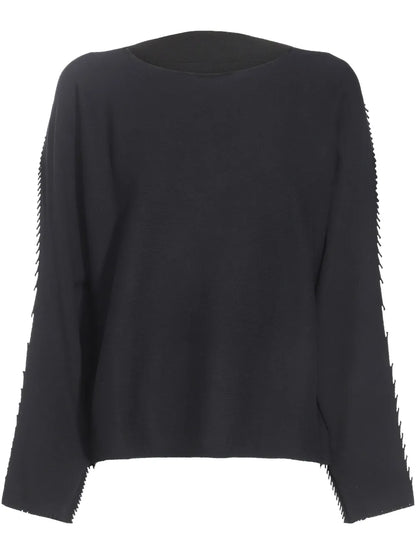 Fringe-Detailing Jumper