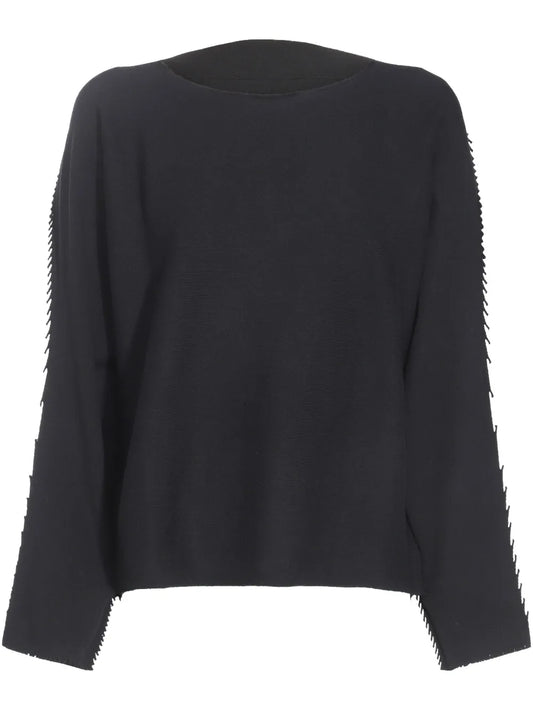 Fringe-Detailing Jumper