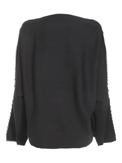 Fringe-Detailing Jumper