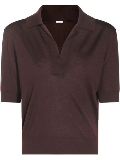 V-Neck Polo Top