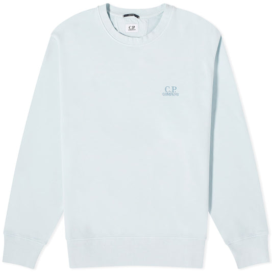 Cotton Diagonal Fleece Logo Sweatshirt