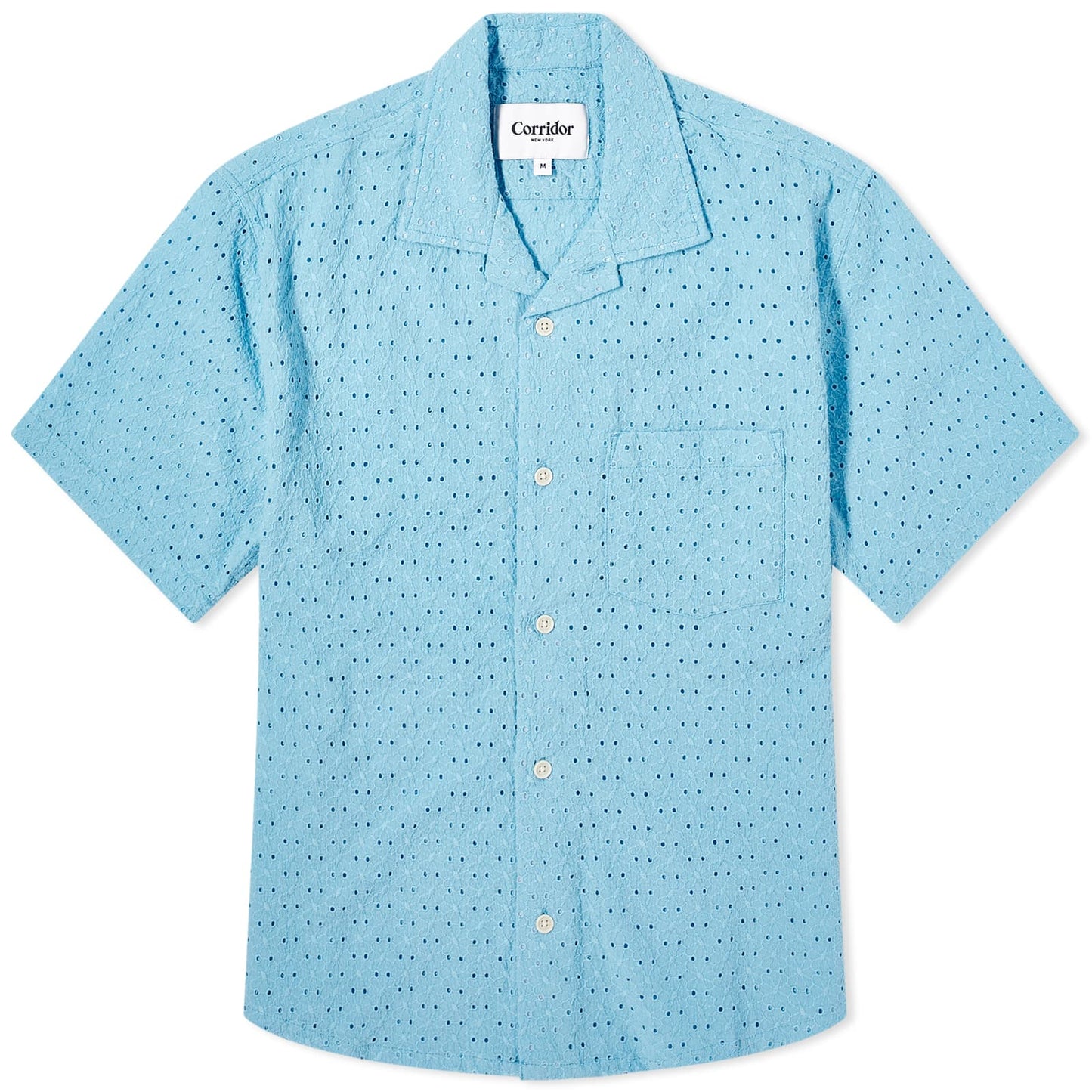 Floral Eyelet Vacation Shirt