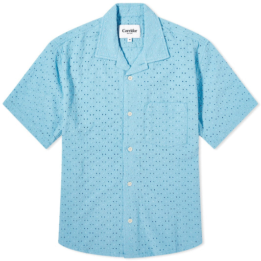 Floral Eyelet Vacation Shirt