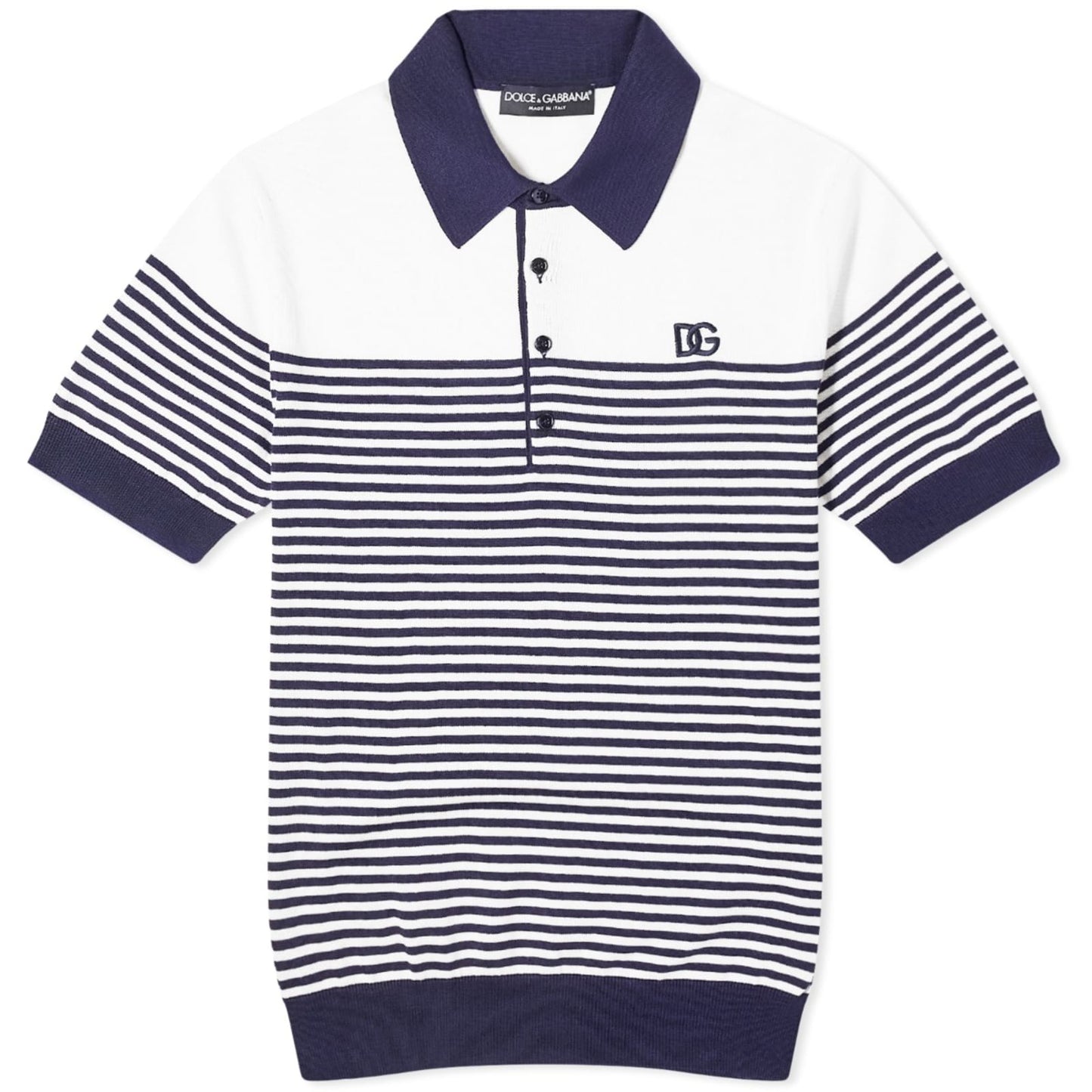 Stripe Knitted Polo