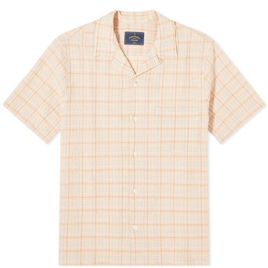 Plaid Crepe Vacation Shirt