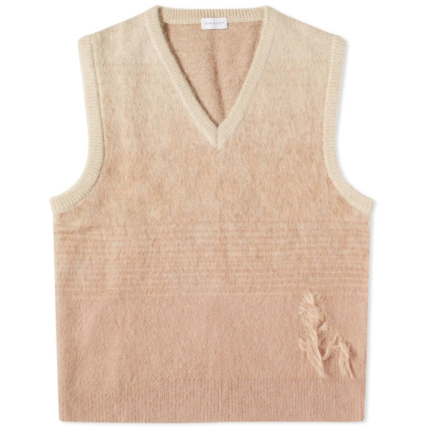 Gradient Mohair Knit Vest