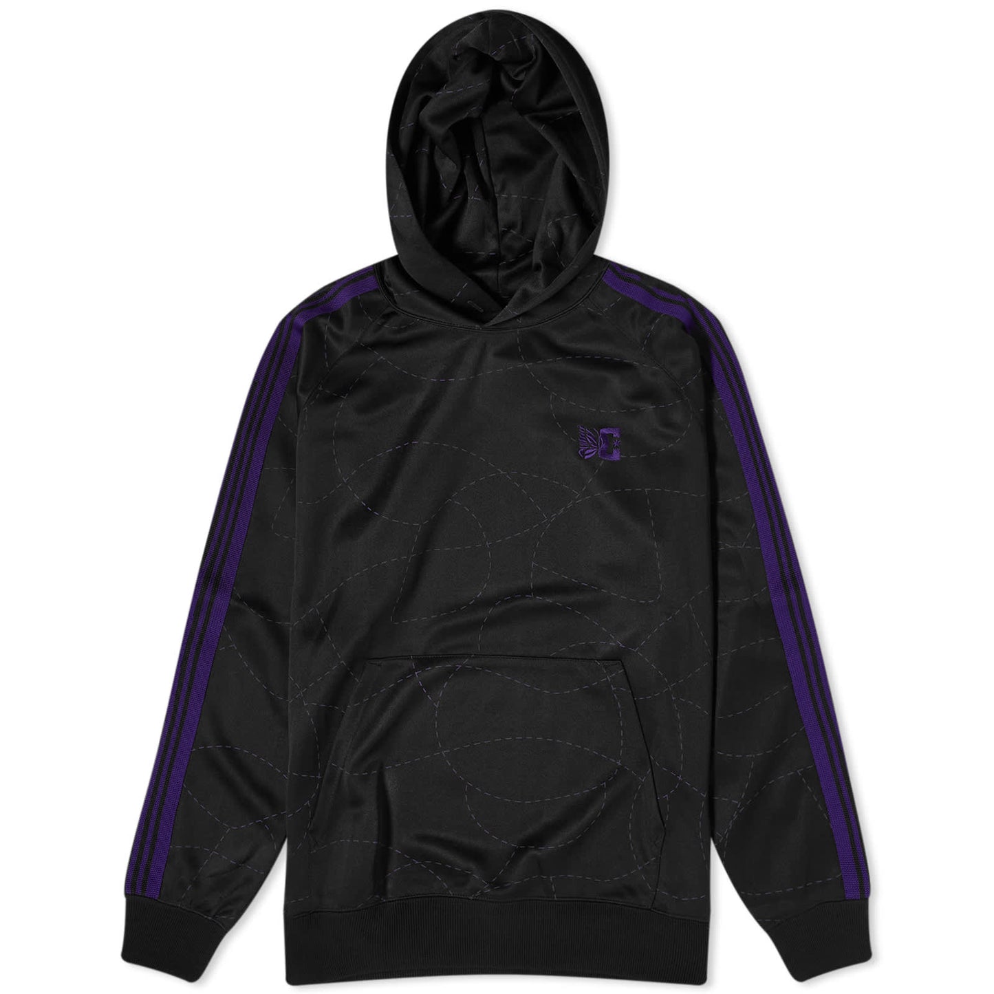 DC Printed Poly Smooth Track Hoodie