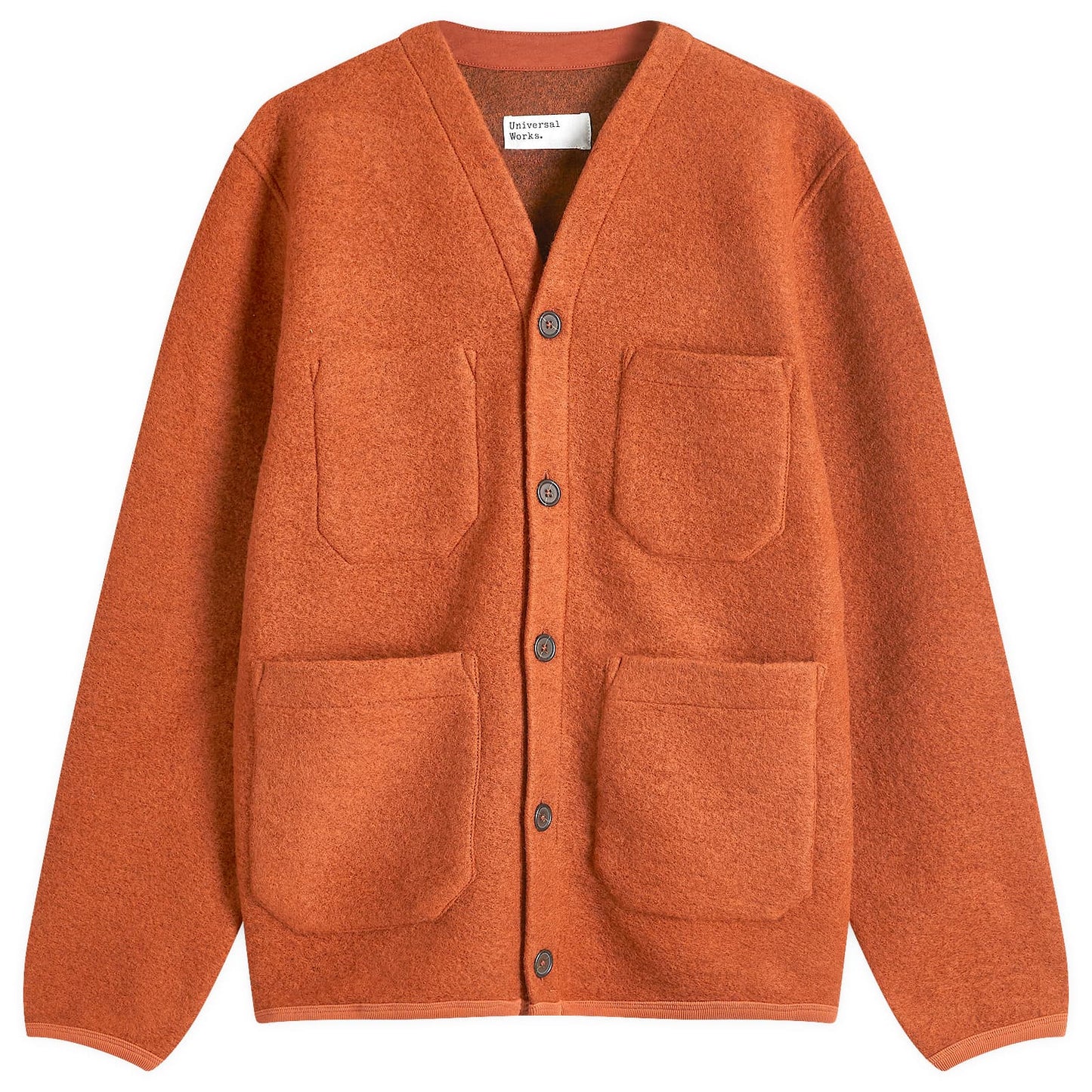 Wool Fleece Cardigan