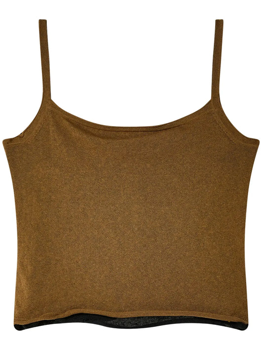 Veil-Detail Tank Top