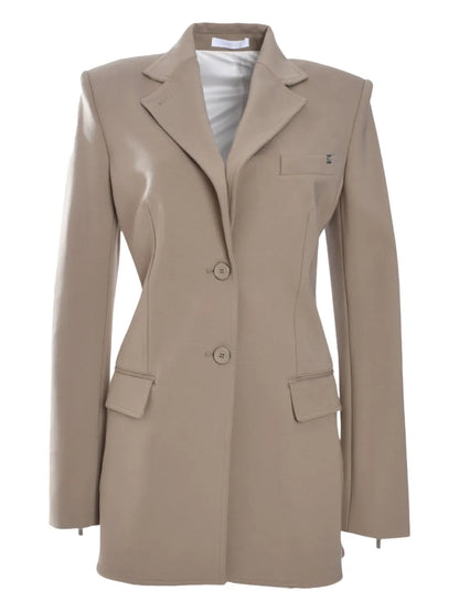 Zip-Detailed Blazer