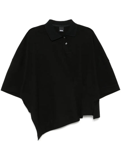 Asymmetric Polo Top