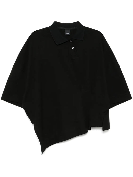Asymmetric Polo Top
