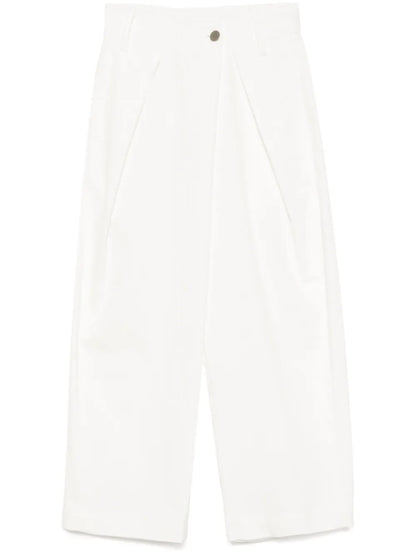 Asymmetric Tapered Trousers