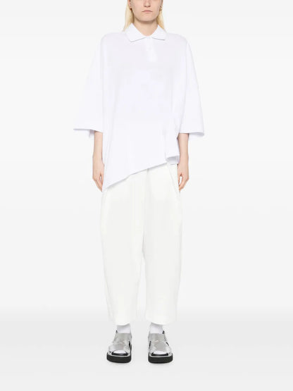 Asymmetric Polo Top