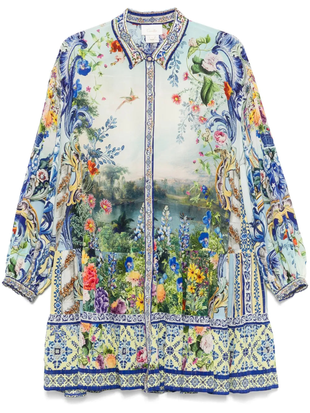 Printed Mini Dress