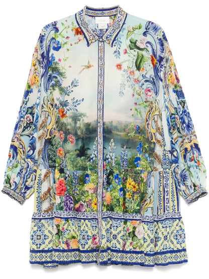 Printed Mini Dress