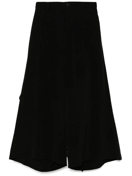De Chine Backside Draped Trousers