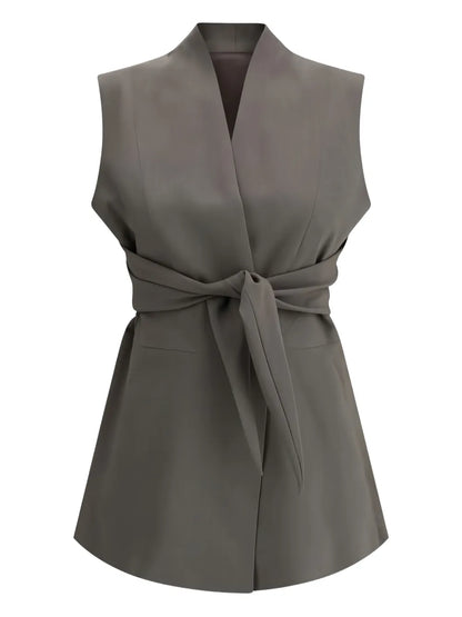 Waisted Sleeveless Gilet