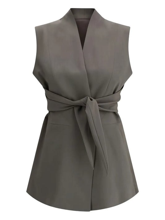 Waisted Sleeveless Gilet