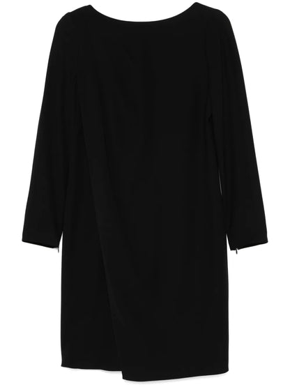 Pleat-Detail Mini Dress