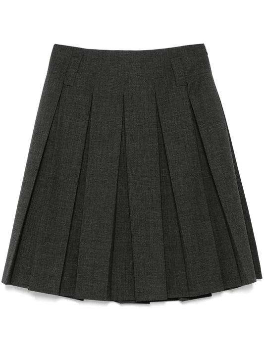 Pleated Mini Skirt