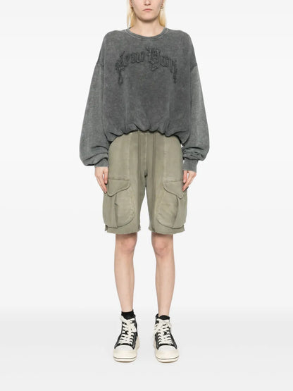 Multi-Pocket Sweatshorts