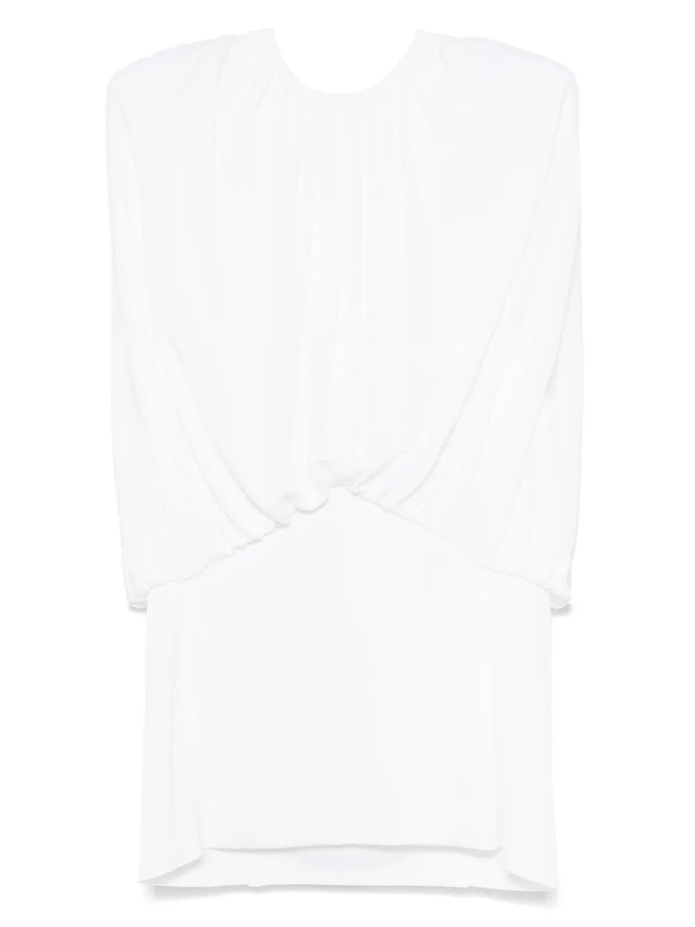 Gathered-Detailed Mini Dress