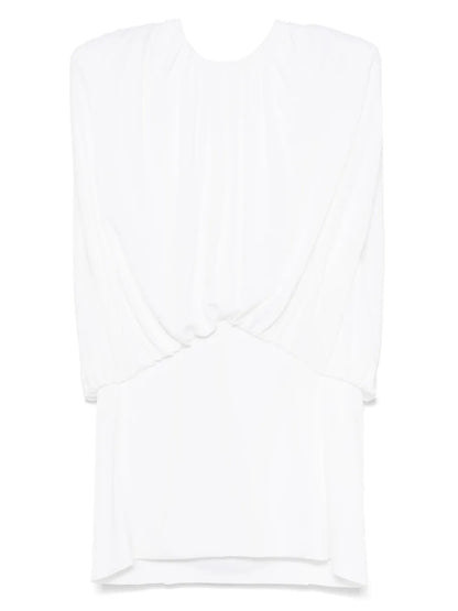 Gathered-Detailed Mini Dress