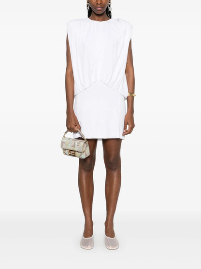 Gathered-Detailed Mini Dress