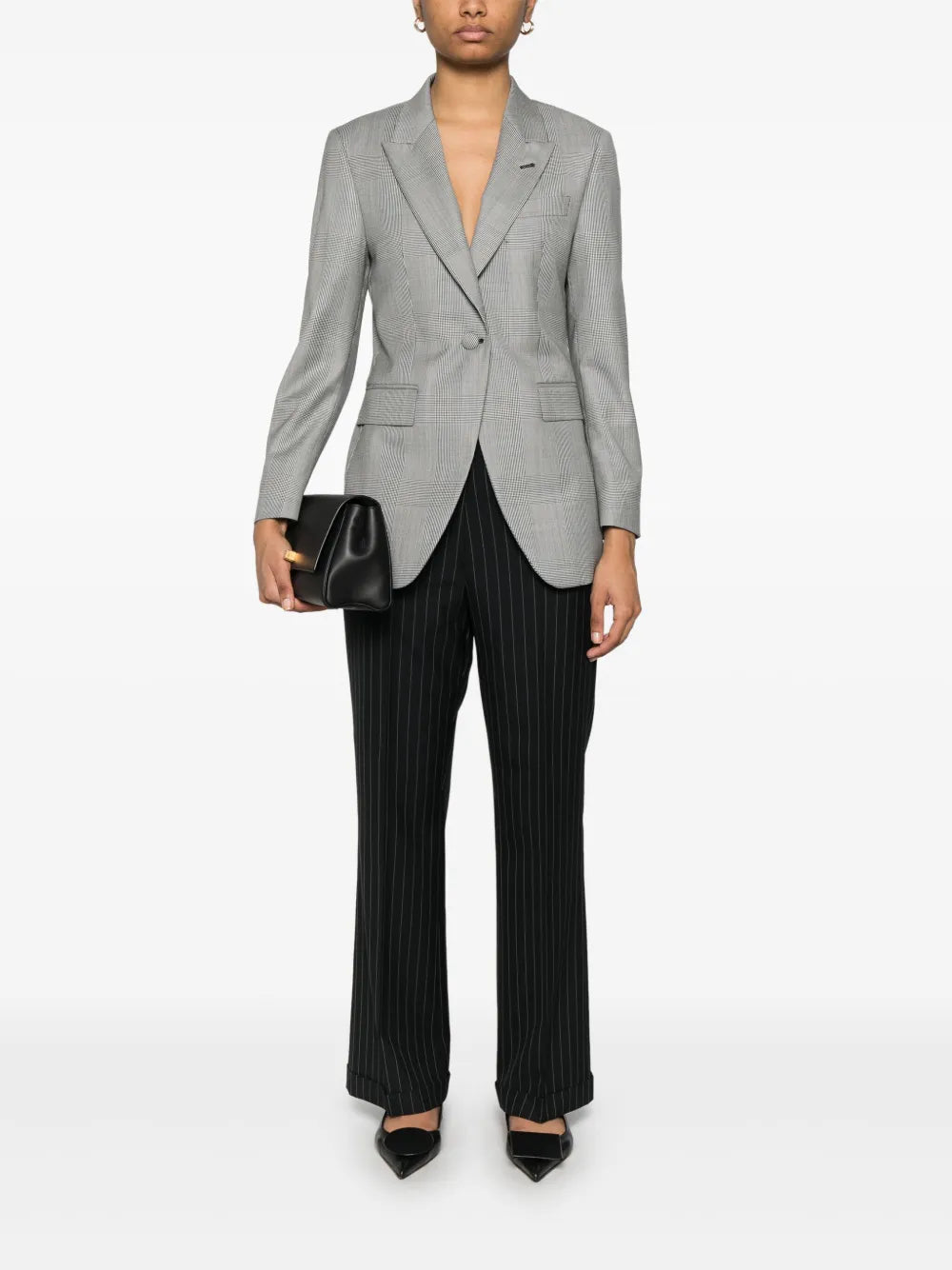 Prince Of Wales-Pattern Blazer