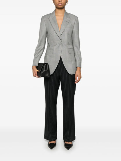 Prince Of Wales-Pattern Blazer