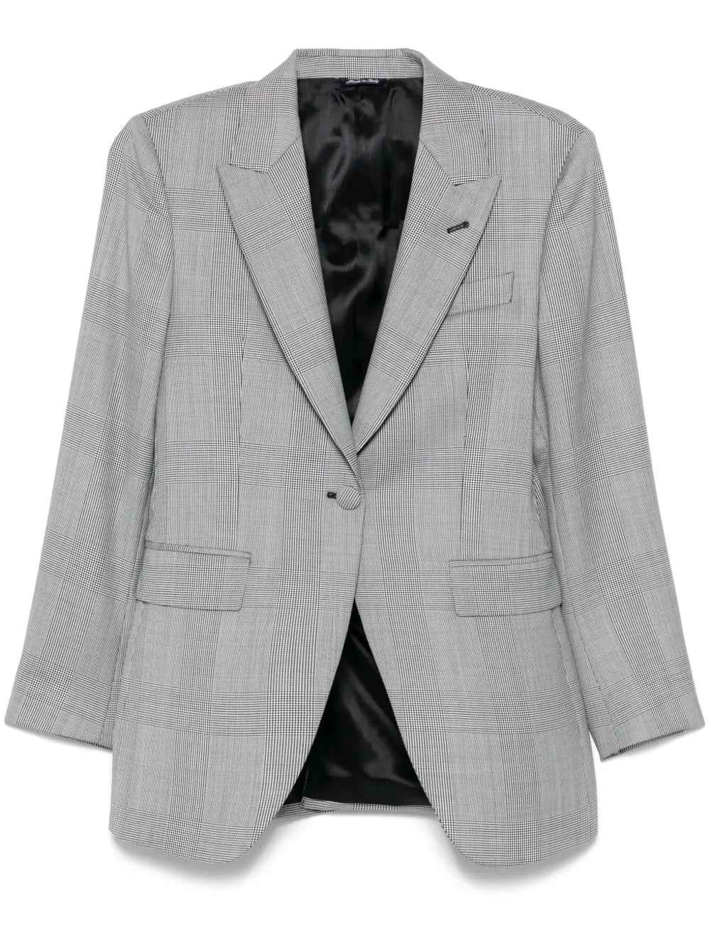 Prince Of Wales-Pattern Blazer