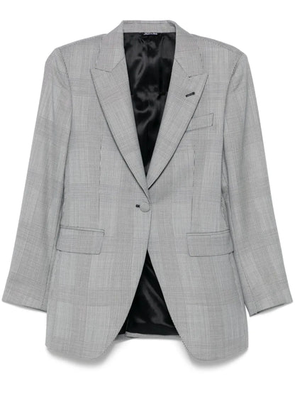 Prince Of Wales-Pattern Blazer
