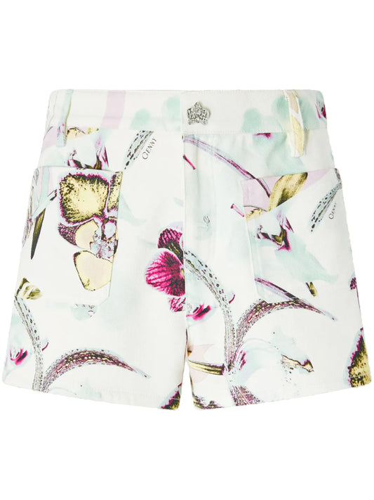 Abstract-Pattern Shorts